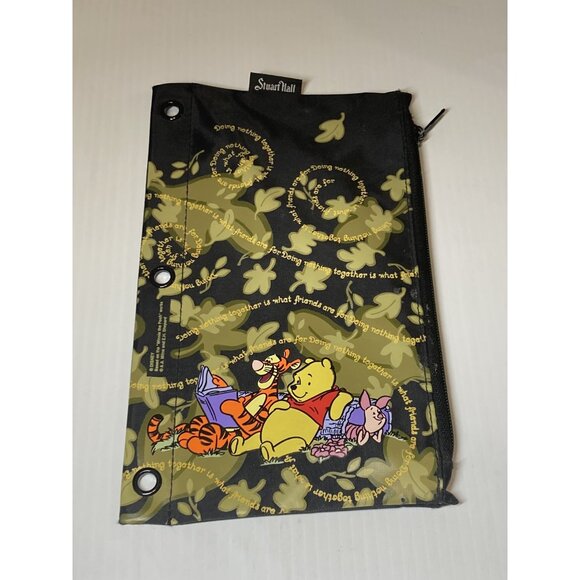 Vintage Stuart Hall Winnie the Pooh & Friends Pencil Holder for 3 Ring Binder - Picture 1 of 7